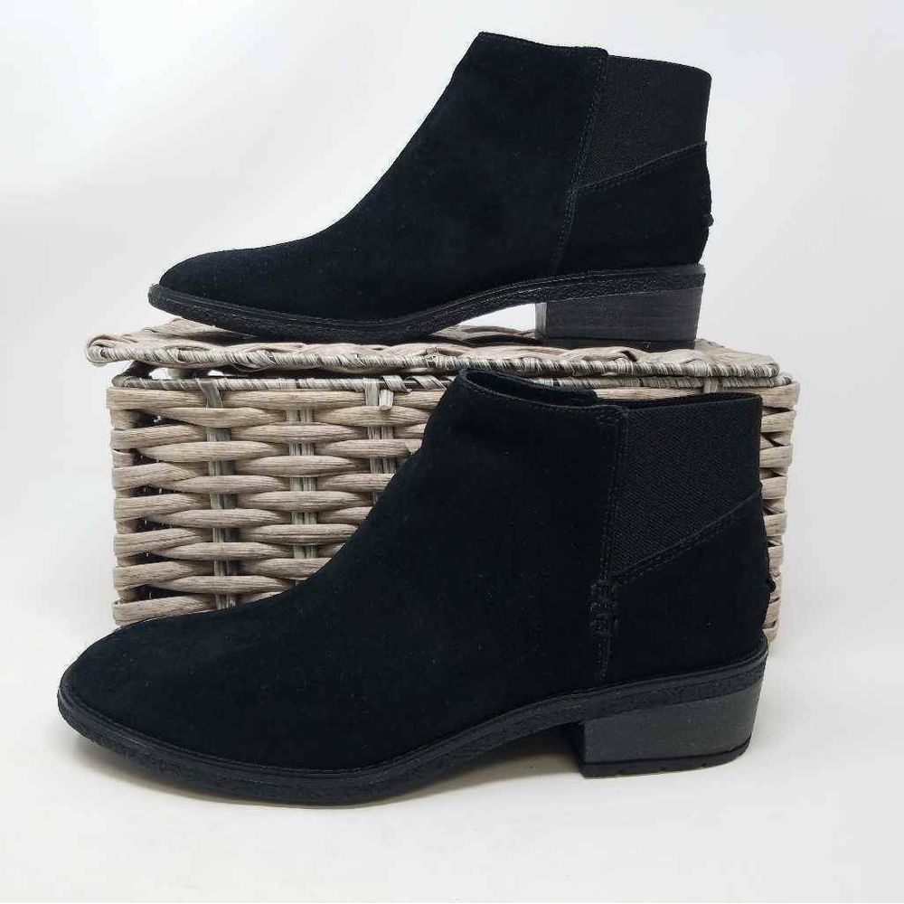 NWOB Sperry Womens Ankle Boots Black Cuban 9  E1E